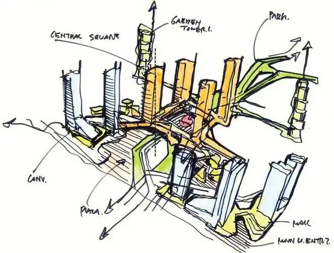 优秀场地手绘分析建筑设计城市设计