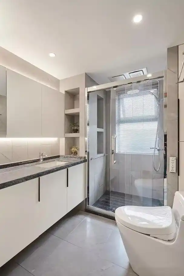 头一次看见卫生间柜子这样装,回家叫老公也装一个,太漂亮实用!