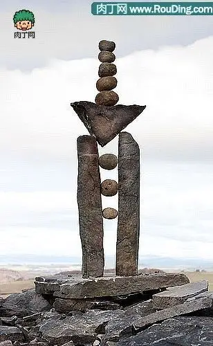 石头平衡的装置艺术二--不可思议的石头搭建