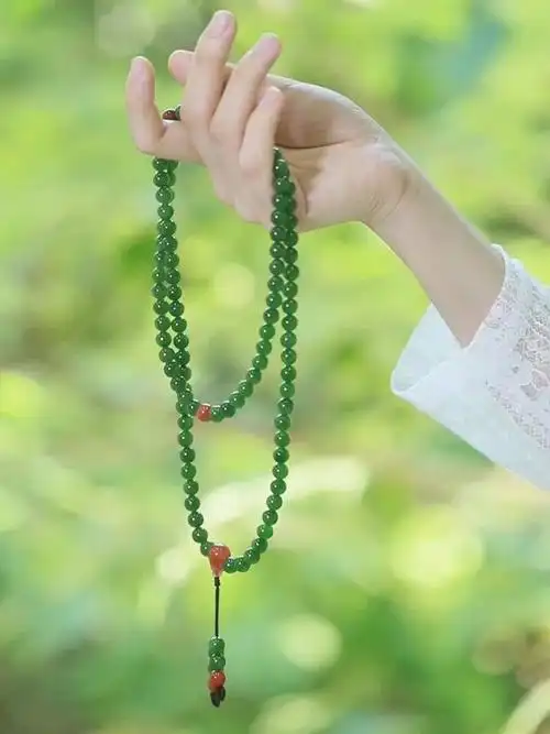 禅意全藏在这串108佛珠里和田玉手串