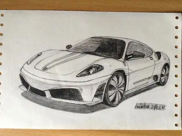 汽车素描图片简单汽车素描画简单图片