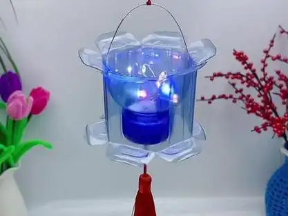 中秋节快了,用饮料瓶做个简单又漂亮的灯笼吧,是不是狠简单#废物利用