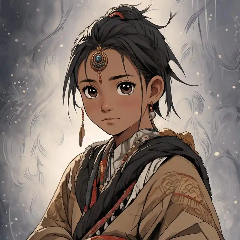 超级有韵味的藏族民族头像,我真的太爱了!