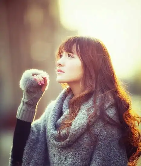 女生头像 小清新 侧影