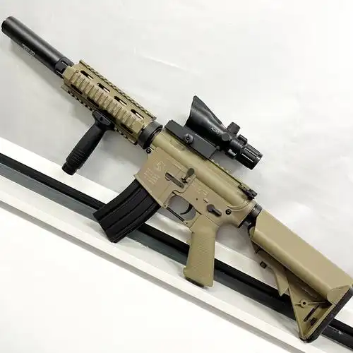 司马军典m4cqb电动单连发成人玩具模型玩具枪升级竞技版金属模型
