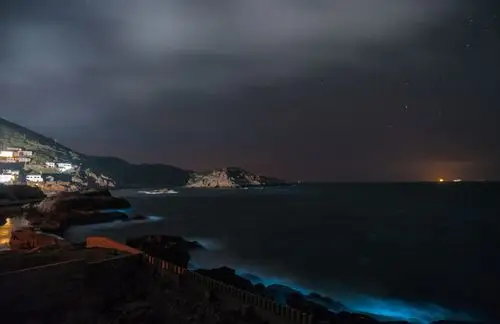 东极岛的荧光海,有幸看到并拍到