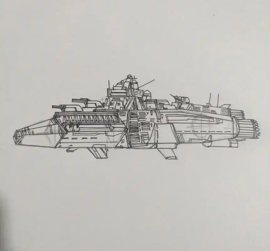 简简单单画个太空战舰