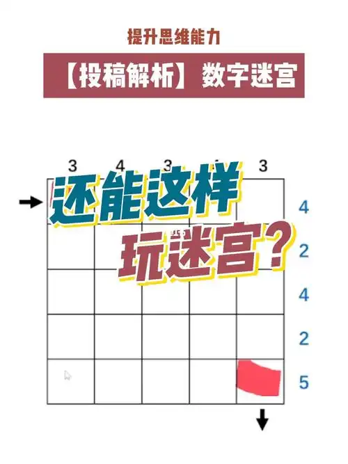 投稿解析一个有趣的数字迷宫
