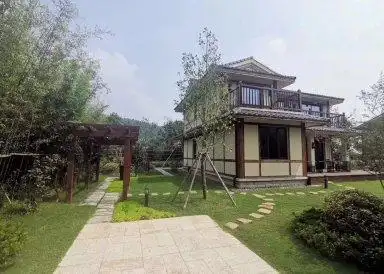 原乡小镇5a级景区内中式独栋别墅,送花园一亩地,可途家托管