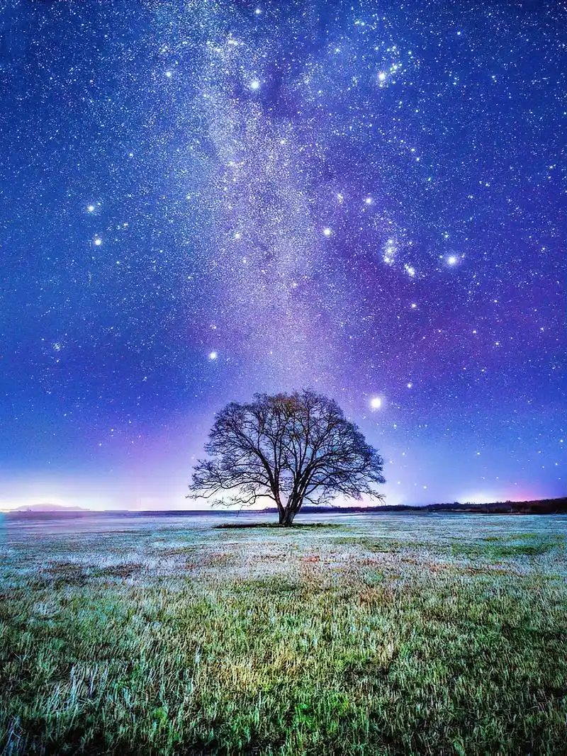 治愈系#唯美星空壁纸 图集,做#朋友圈背景图片 充满了#高级 - 抖音