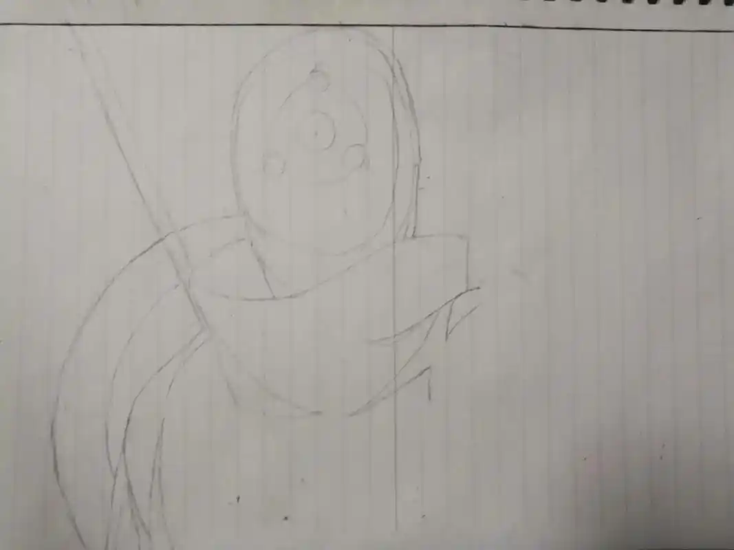 火影忍者手游 #宇智波斑白面具 手绘白面具 - 抖音