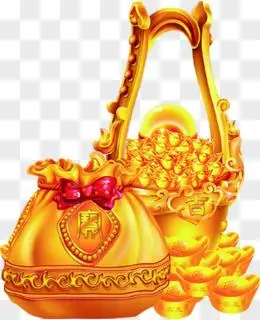 新年节日礼盒元宝装饰