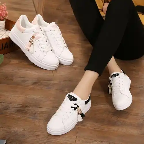 fashion 女童鞋子春夏2018新款休闲儿童运动鞋百搭潮大童春鞋小白