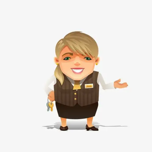 职业人物厨师卡通人物职业分类免扣扁平化