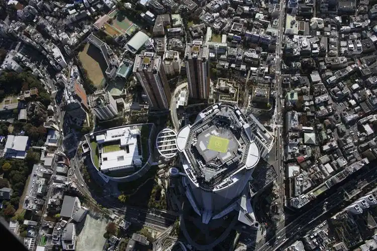 无人,家,高楼大厦,横图,俯视,航拍,室外,白天,度假,美景,植物,城市