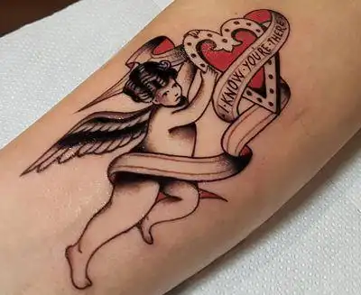 33张守护天使纹身图案