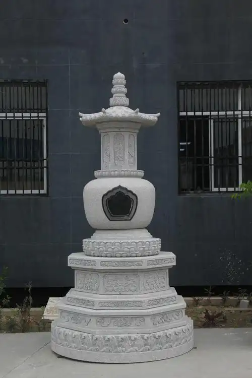 大型石雕舍利塔的艺术欣赏青石佛塔石雕