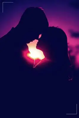 幸福男女浪漫相拥甜蜜背景图片剪纸风浪漫520情人节海报背景素材人物