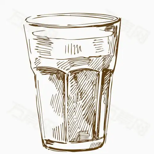 手绘水杯 水杯 杯子 杯子素材 手绘素材 卡通