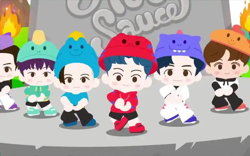 nctdream英文小恐龙版hotsaucewithpinkfongredrex210528