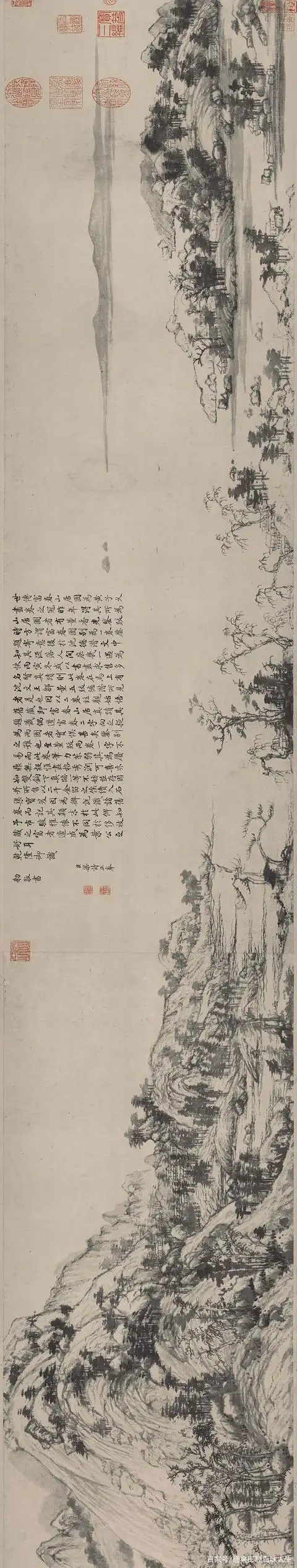 黄公望《富春山居图》全景欣赏及被一图二分的原因