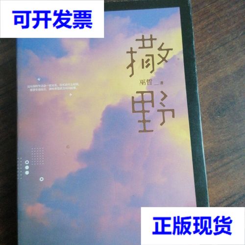 【二手9成新】撒野(巫哲新书)