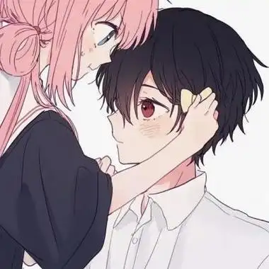 情侣头像可爱呆萌一对高清