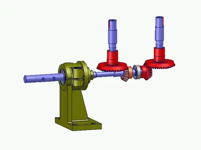 机械原理一组锥齿轮传动机构