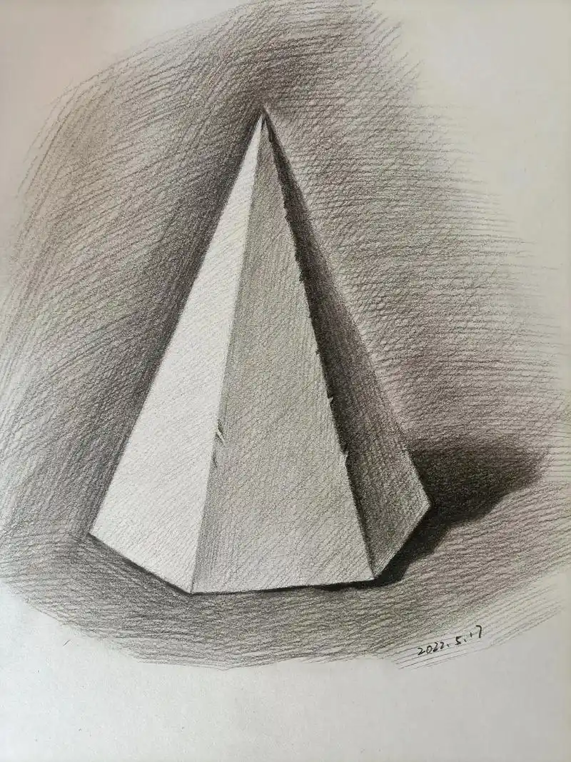 几何体入门 今日打卡～day32#一起学画画 #素描 #几 - 抖音