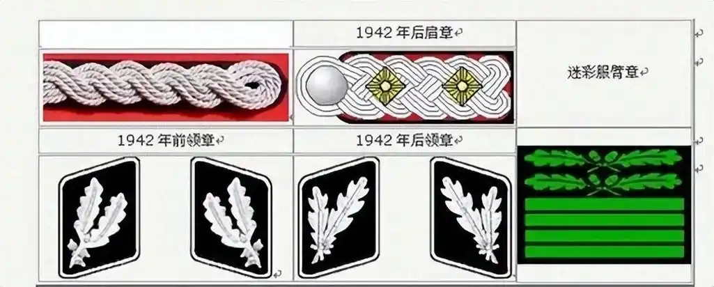 二战德国党卫军军衔简介