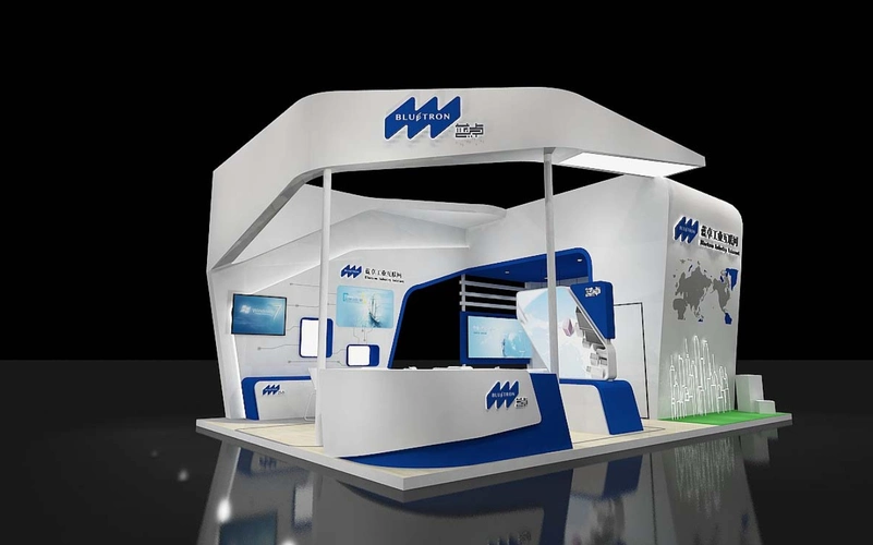 珠海国际会展中心【蓝卓】中型展台案例