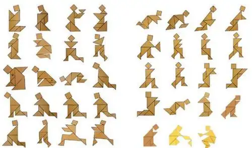 最全的七巧板人物图鉴 你想知道的拼法全都有