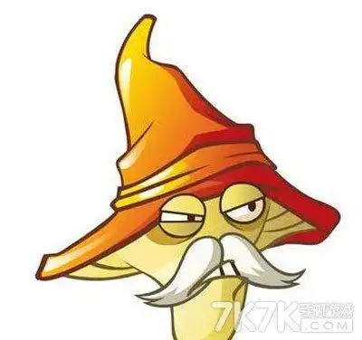 植物大战僵尸里的魔术菇简笔画