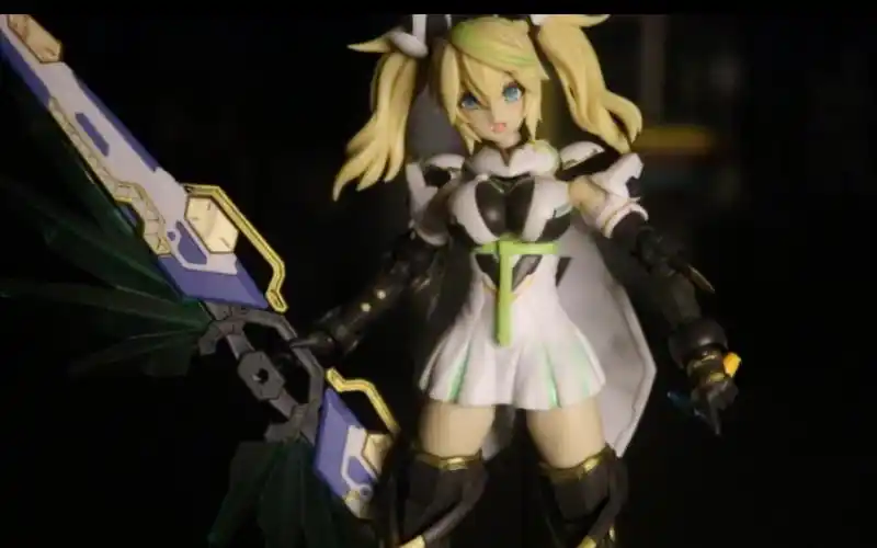 肉质满满的大腿我蚌埠住了!寿屋拼装机娘kp481 梦幻之星珍妮分享