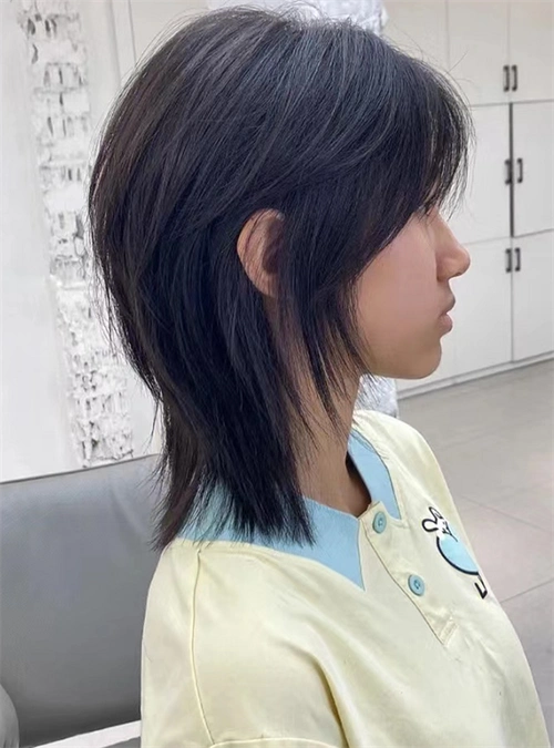 酷炫超a鲻鱼头 中性风女生发型_时尚发型 - 美发站