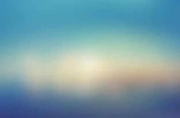 蓝色极光朦胧虚化模糊ppt背景图片