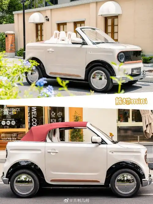 灯光浮现…#熊猫mini#白金派对敞篷车city girl的优雅标配带你,敞开