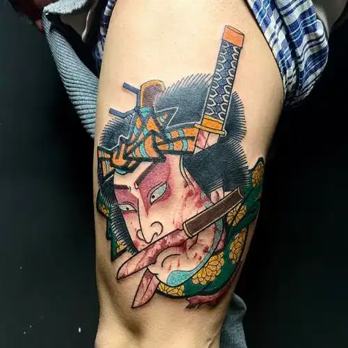 生首_纹身吧社区 - 纹身大咖