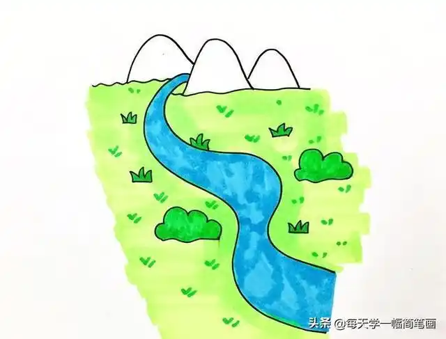 黄河的简笔画 黄河的简笔画怎么画