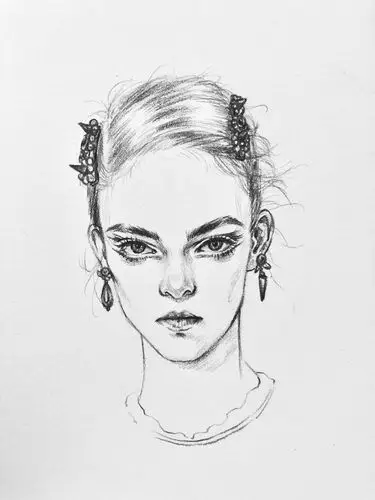时尚头部造型手绘|插画|艺术插画|ritawoo - 原创作品 - 站酷 (zcool)