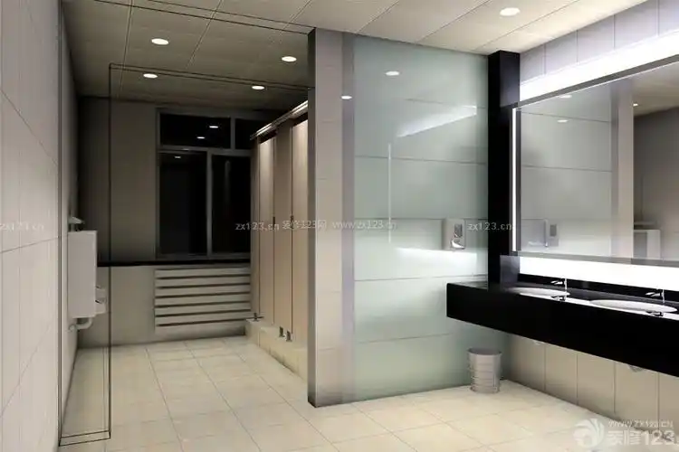 西餐厅公共卫生间隔断效果图