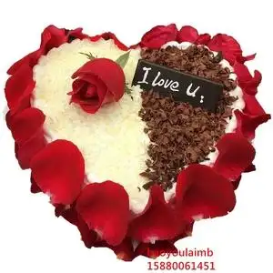 福州新款现做抖音生日蛋糕仓山创意全国同城定制情人节爱情侣心形