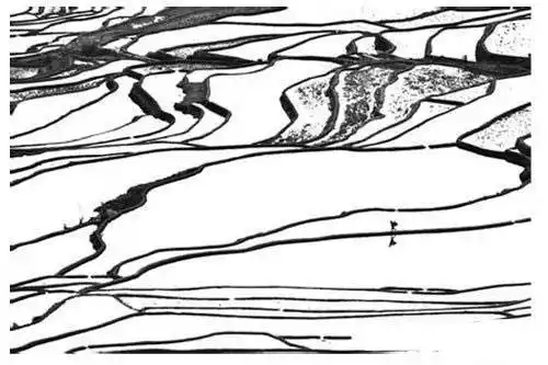 梯田简笔画 梯田简笔画图片