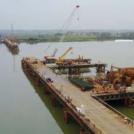 合肥市钢支撑租赁丨工字钢丨贝雷片丨盘扣脚手架丨钢栈桥租赁搭拆