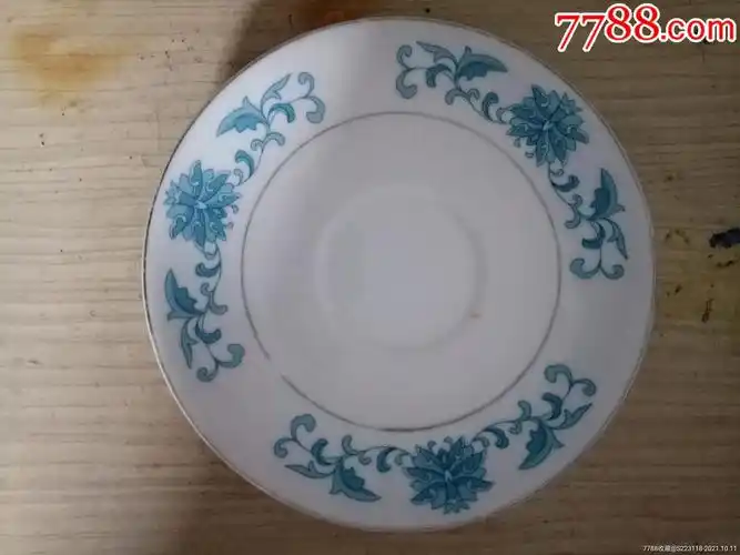 老唐山白玉瓷盘一个