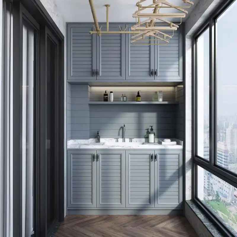 多功能,收纳强91,外观大气上档次,所以阳台也不要随便闲置或不装修