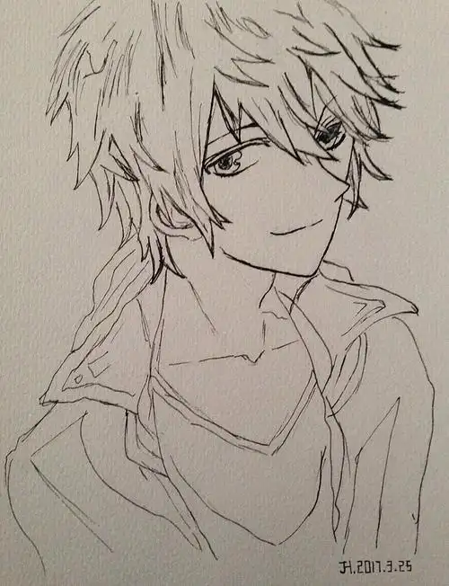 92幅二次元动漫人物临摹绘画_寻艺者jh-站酷zcool