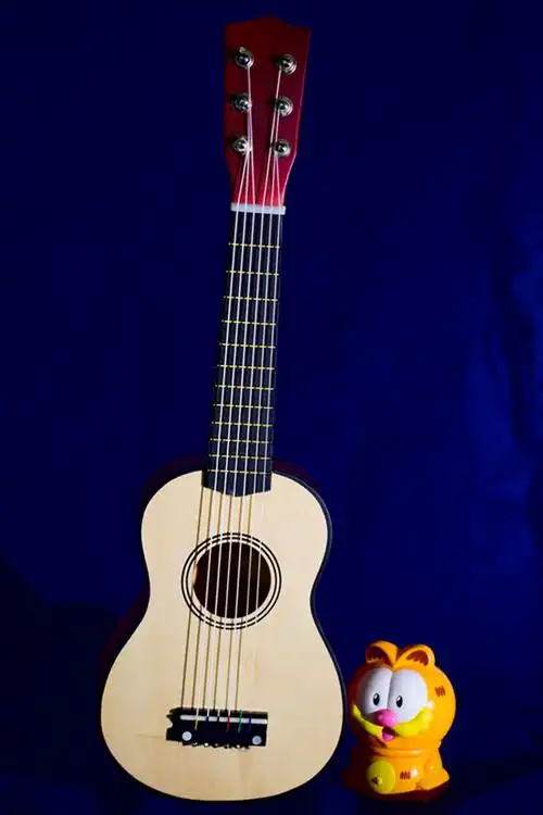 区域包邮21寸尼龙弦六弦原木色吉他儿童吉他音乐玩具木吉他送背带