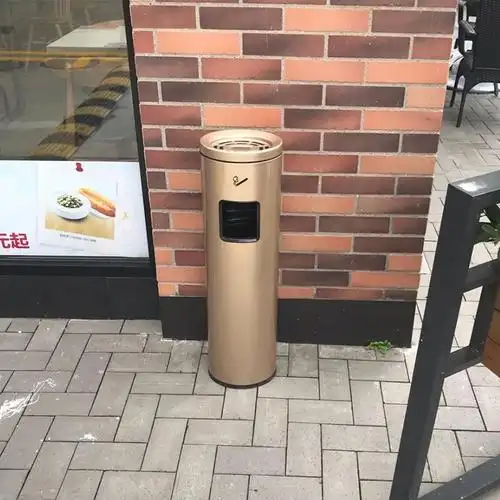柱烟蒂柱灭烟桶带烟灰缸垃圾桶烟头收集器南方灭烟柱吸烟区户外灭烟筒