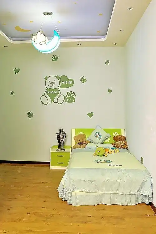 绿世界硅藻泥儿童房装修效果图